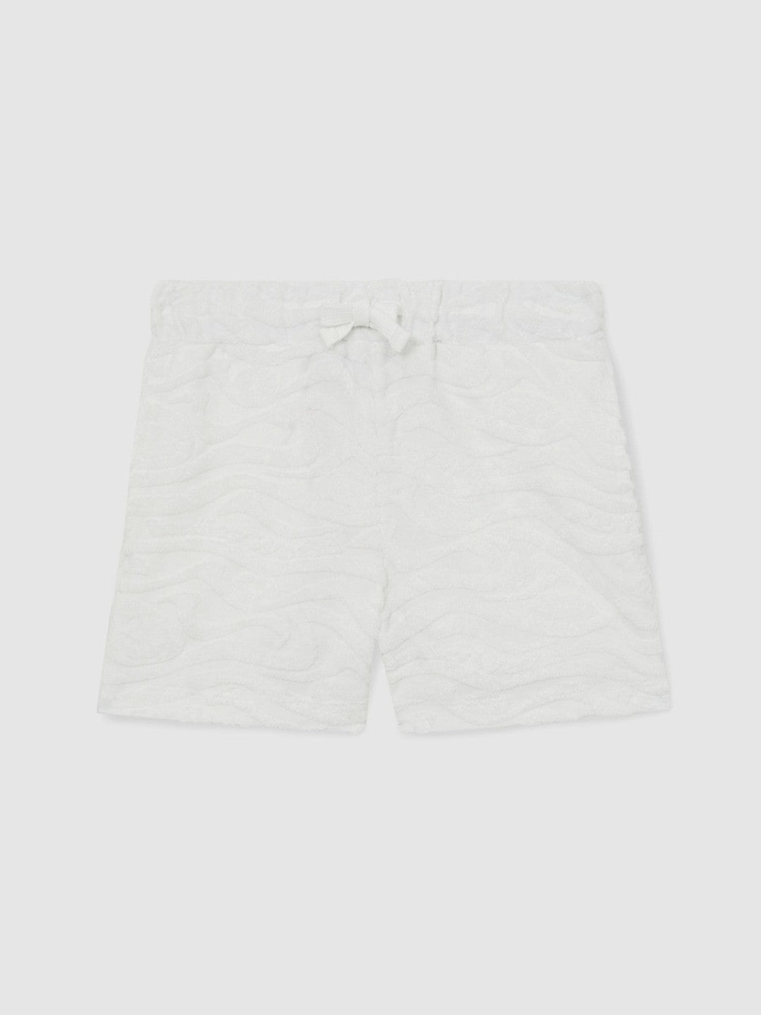 Reiss 3-9 yrs SmileyWorld Wave Texture Shorts in White