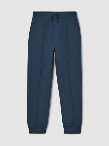 Reiss 13-14 yrs Interlock Drawstring Joggers in Ocean Blue