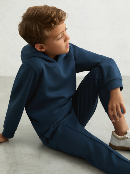 Reiss 13-14 yrs Interlock Drawstring Joggers in Ocean Blue