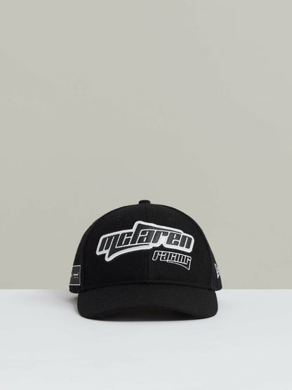 Reiss McLaren Racing Embroidered Cap Unisex Fit in Black