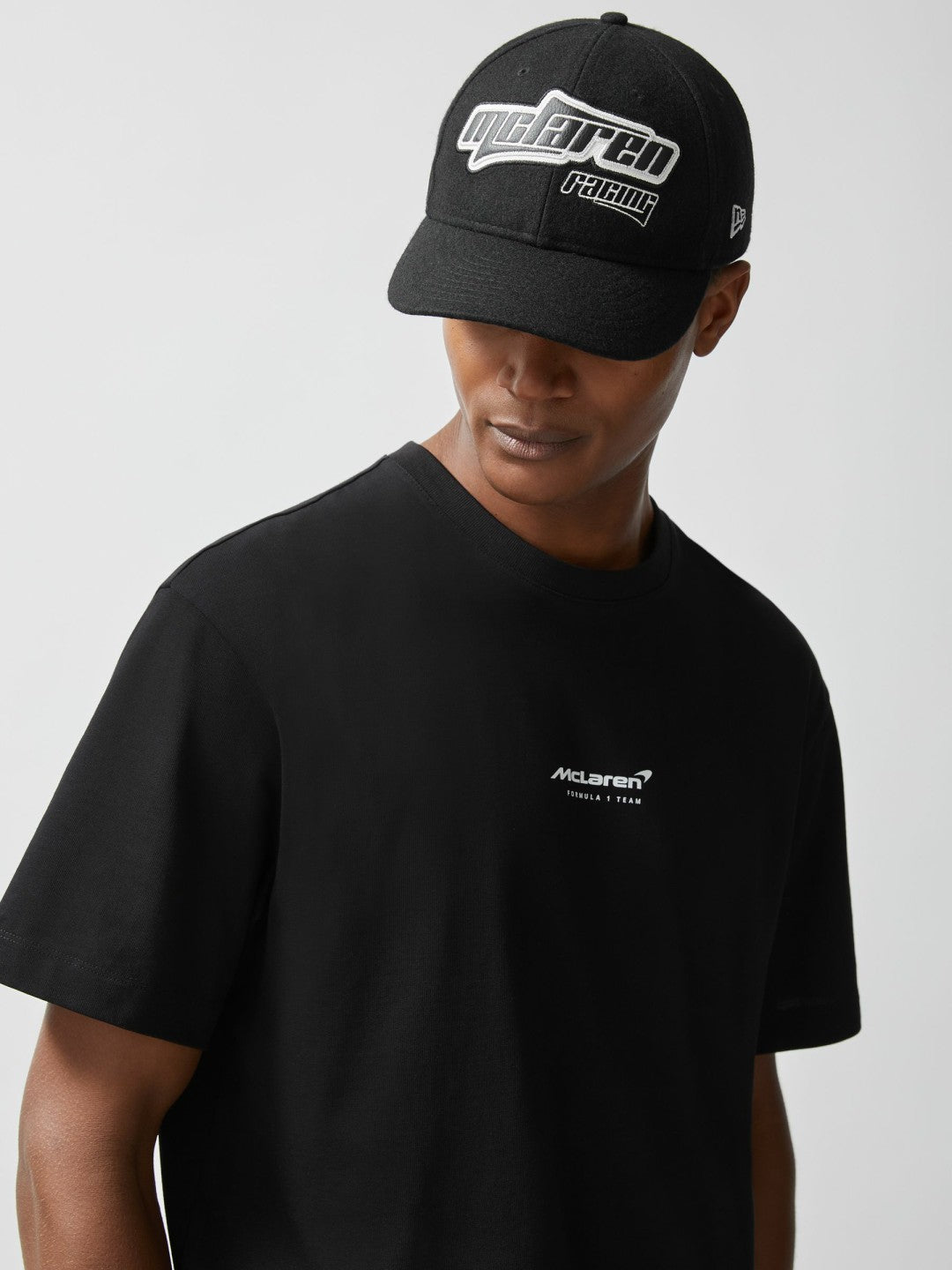Reiss McLaren Racing Embroidered Cap Unisex Fit in Black