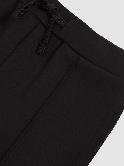 Reiss 9-13 yrs Interlock Drawstring Joggers in Black