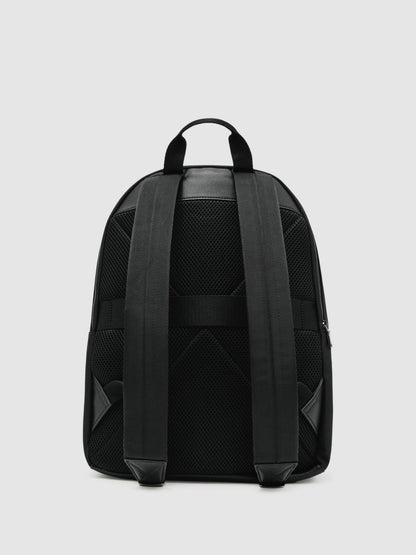 Reiss Woven Zipped Backpack in Black