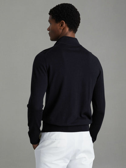 Reiss Pack of Two Merino Wool Jumpers in Navy