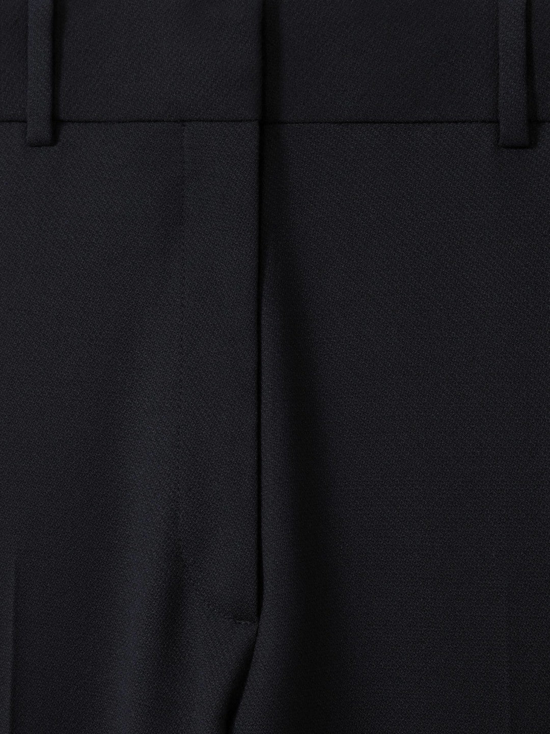 Reiss Wool-Blend Tailored Flared Suit Trousers in Navy