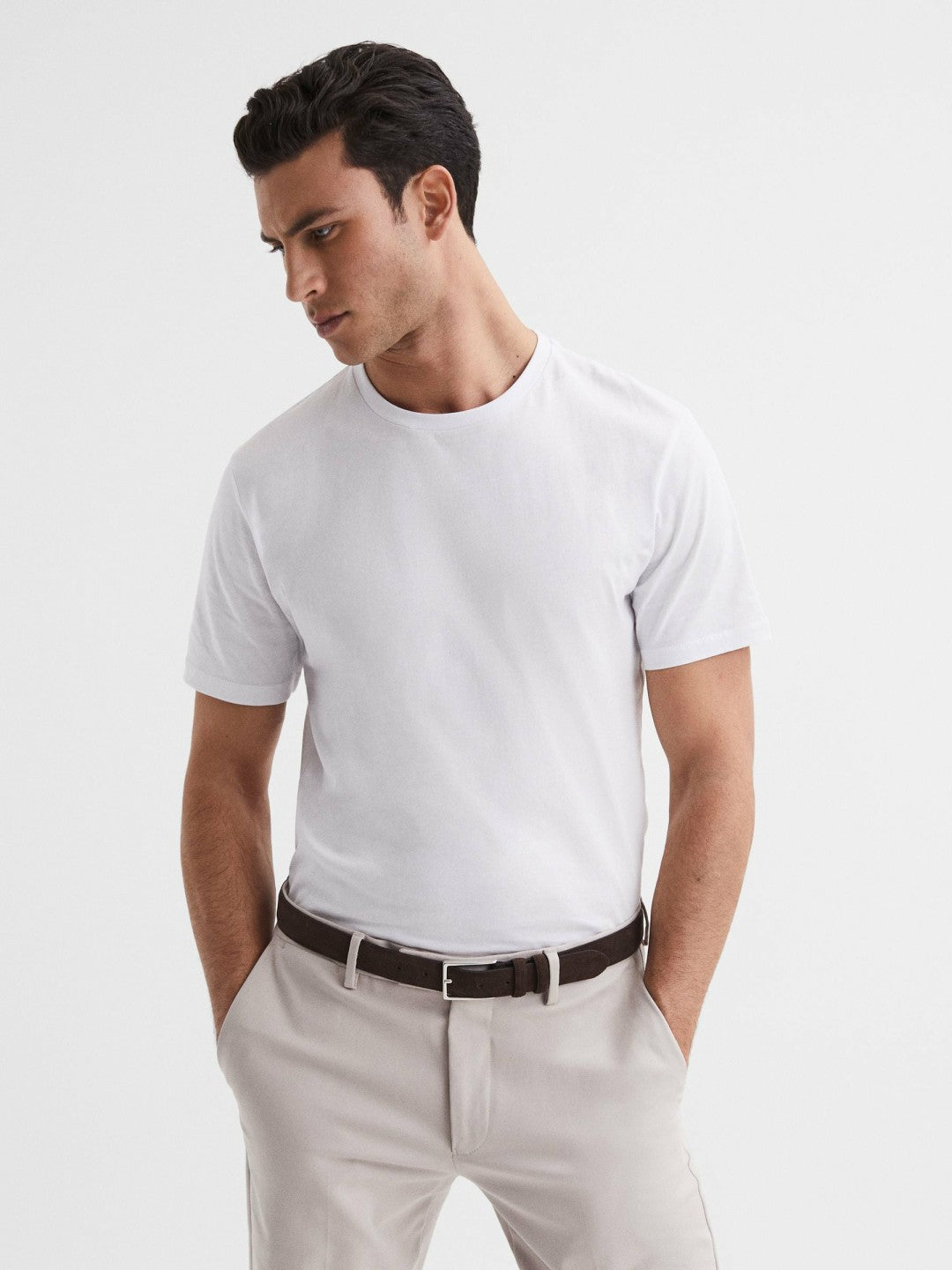 Reiss Three Pack Of Crew Neck T-shirts in White
