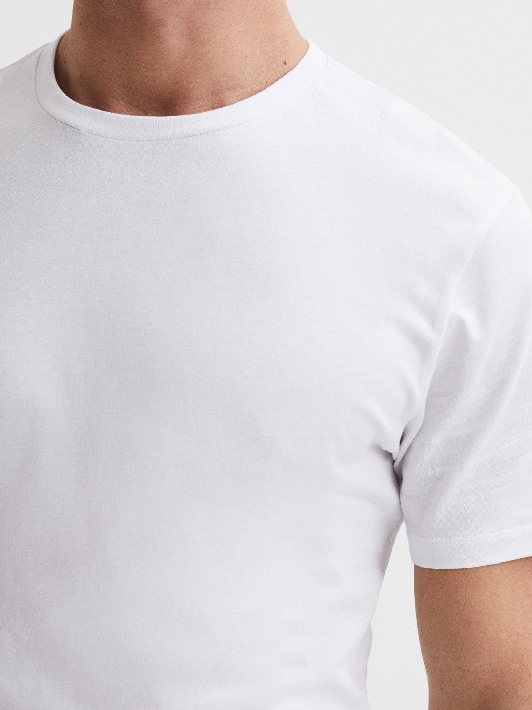 Reiss Three Pack Of Crew Neck T-shirts in White