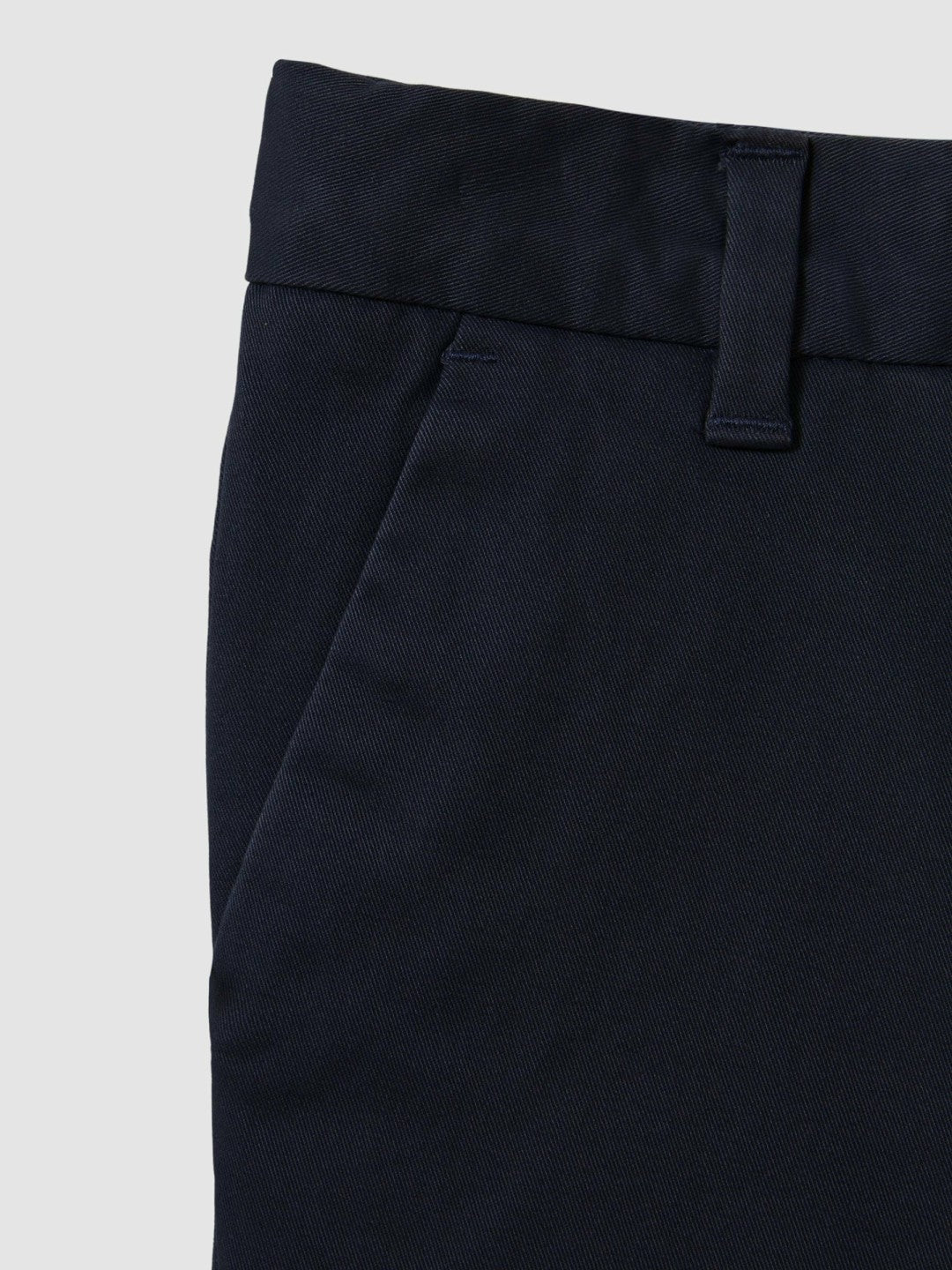 Reiss 3-9 yrs Cotton Chino Shorts with Stretch in Navy