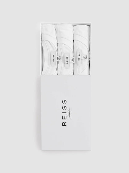 Reiss 9-13 yrs Three Pack Of Crew Neck T-Shirts in White
