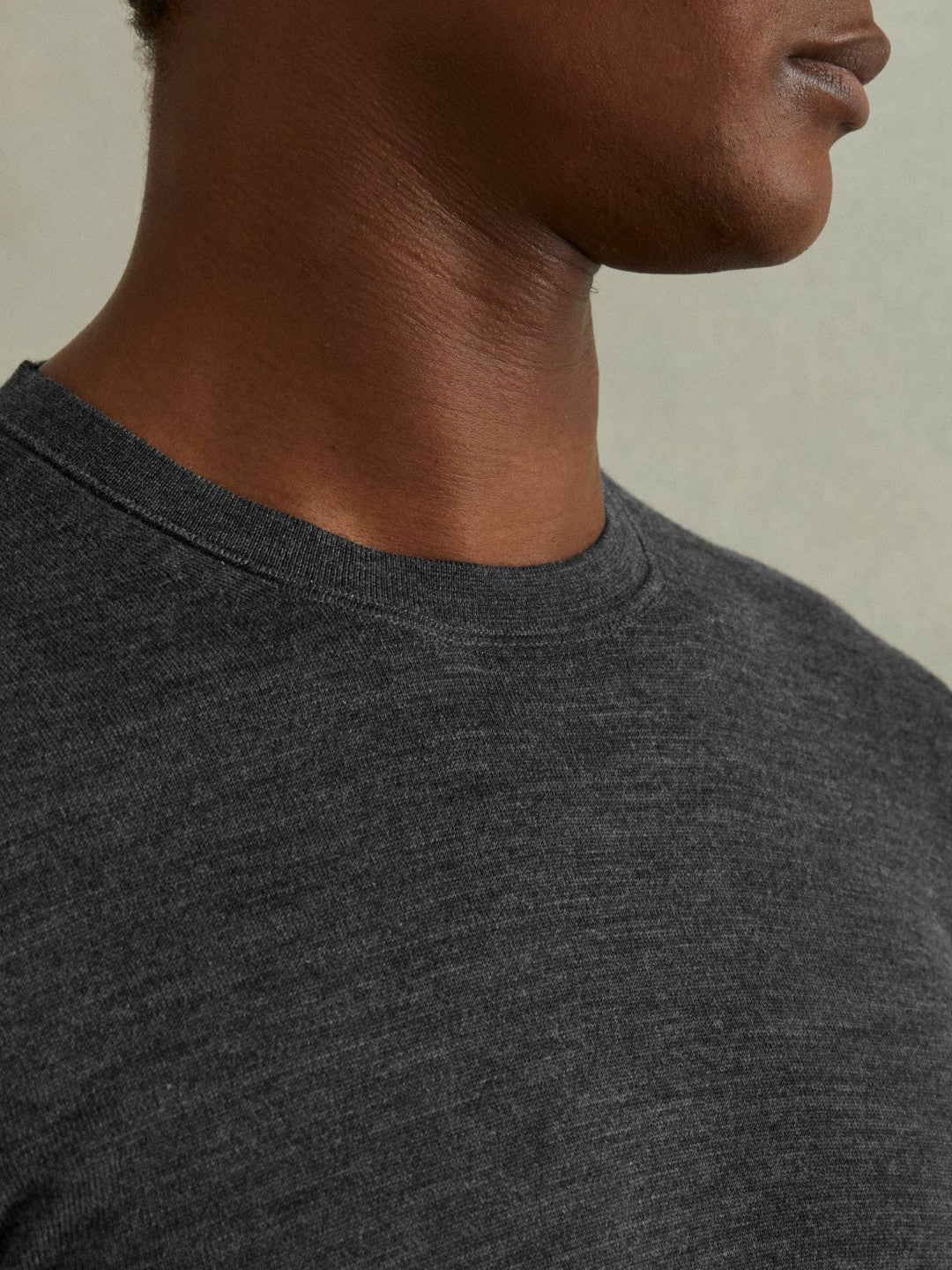 Reiss Pack of Two Merino Wool Jumpers in Derby Grey Marl