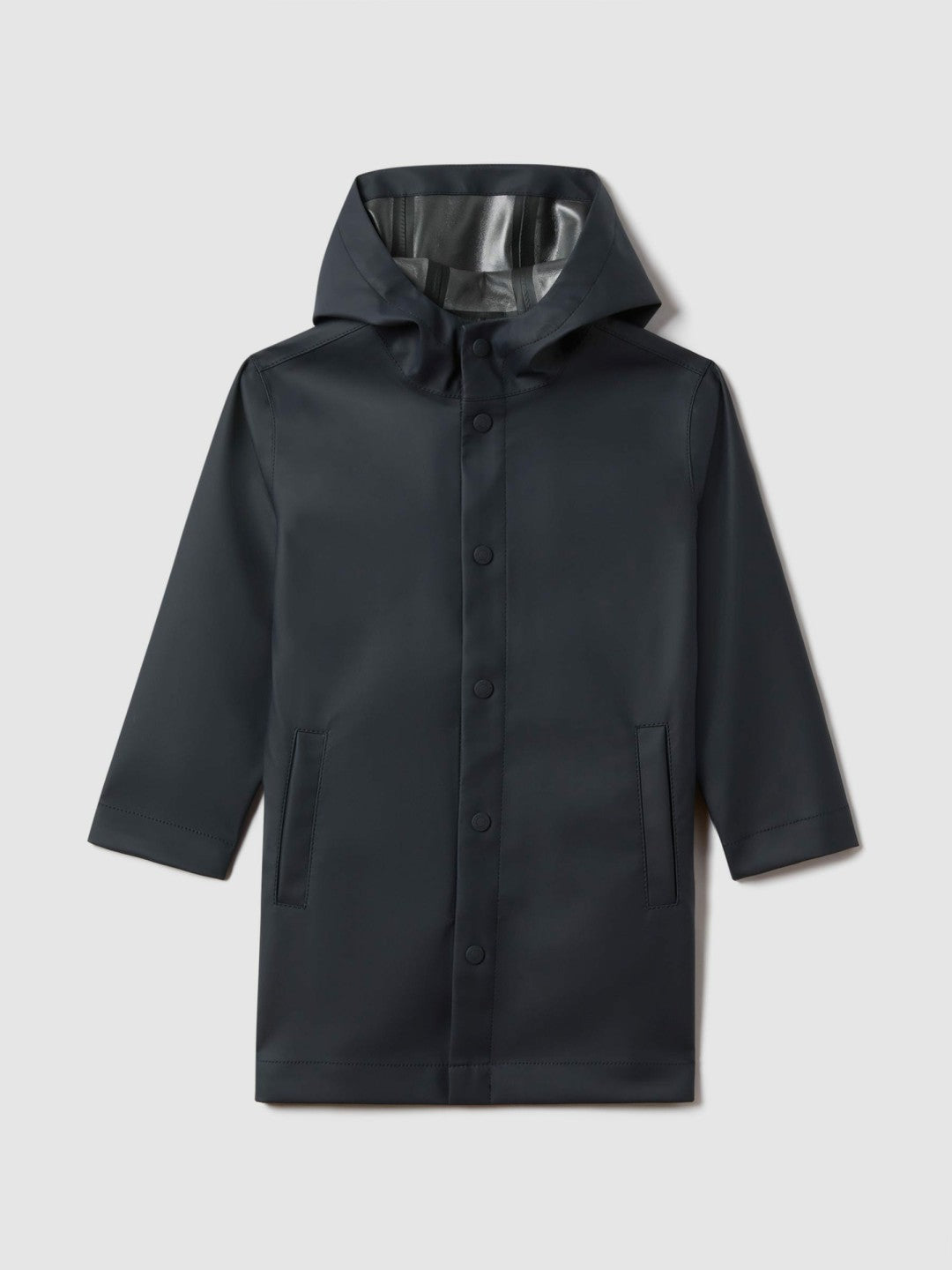 Reiss 9-13 yrs Water Repellent Hooded Coat in Navy