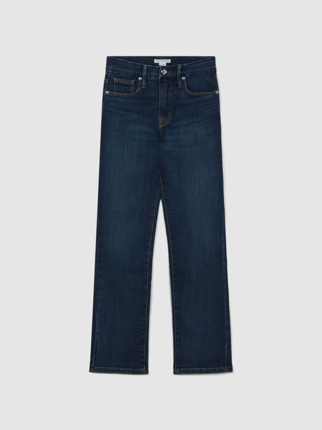 Reiss Good American Slim Fit Cropped Jeans in Blue