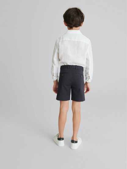 Reiss 4-9 yrs Casual Chino Shorts in Navy