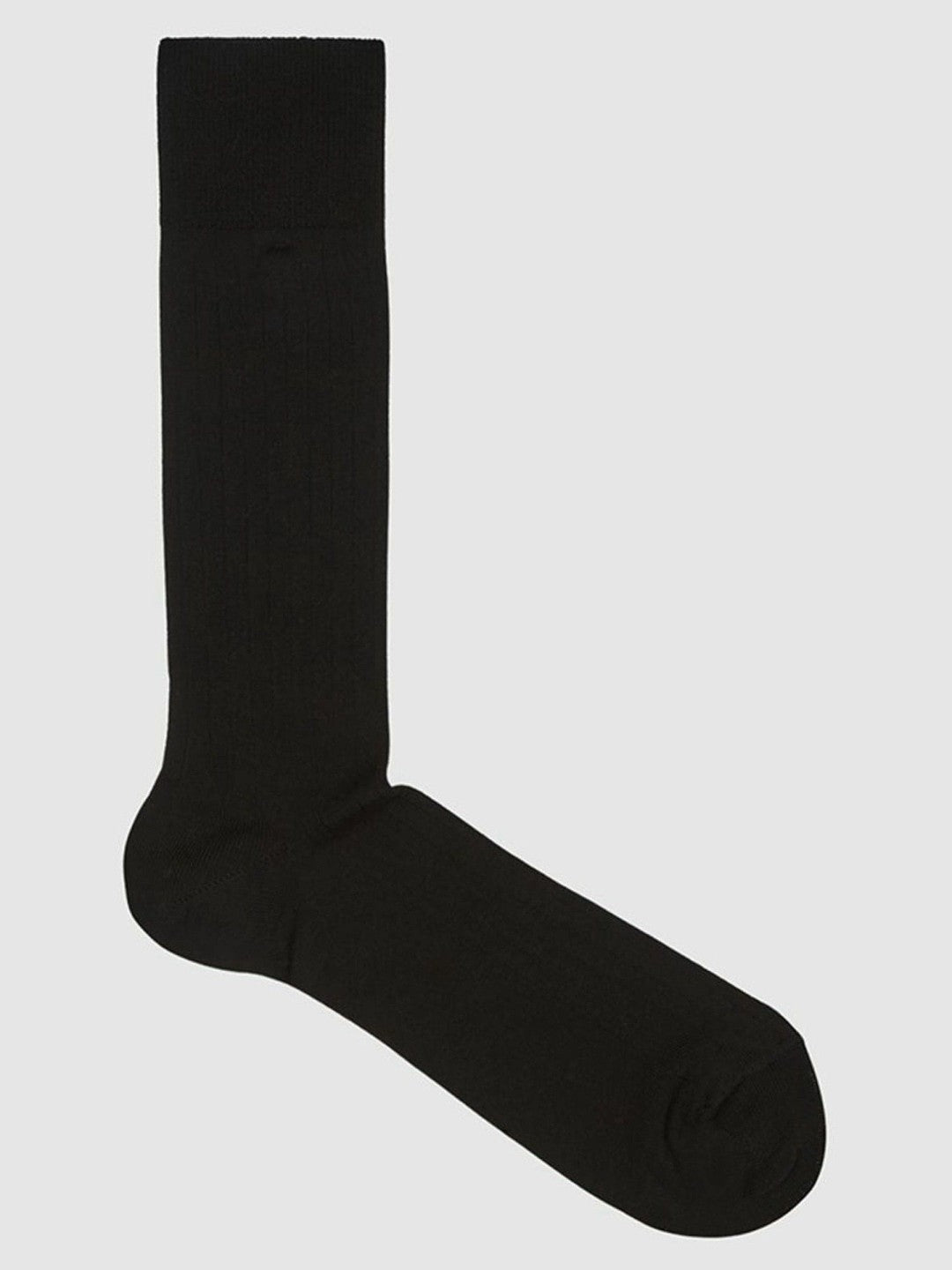 Reiss Ribbed Socks in Black