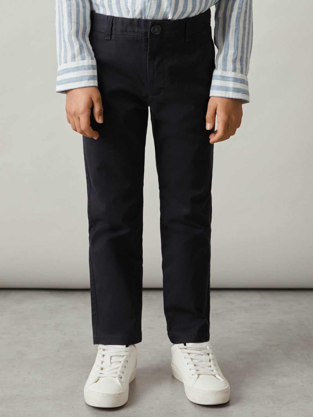 Reiss 9-14 yrs Slim Fit Casual Chinos in Navy