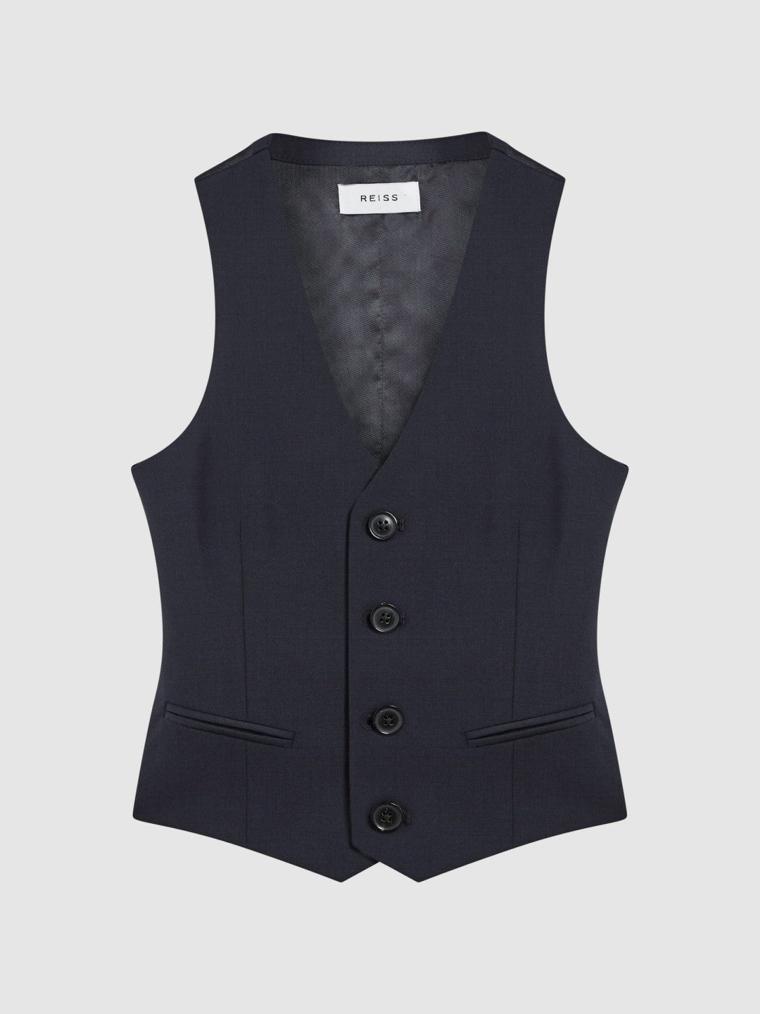 Reiss 4-9 yrs Modern Fit Waistcoat in Navy