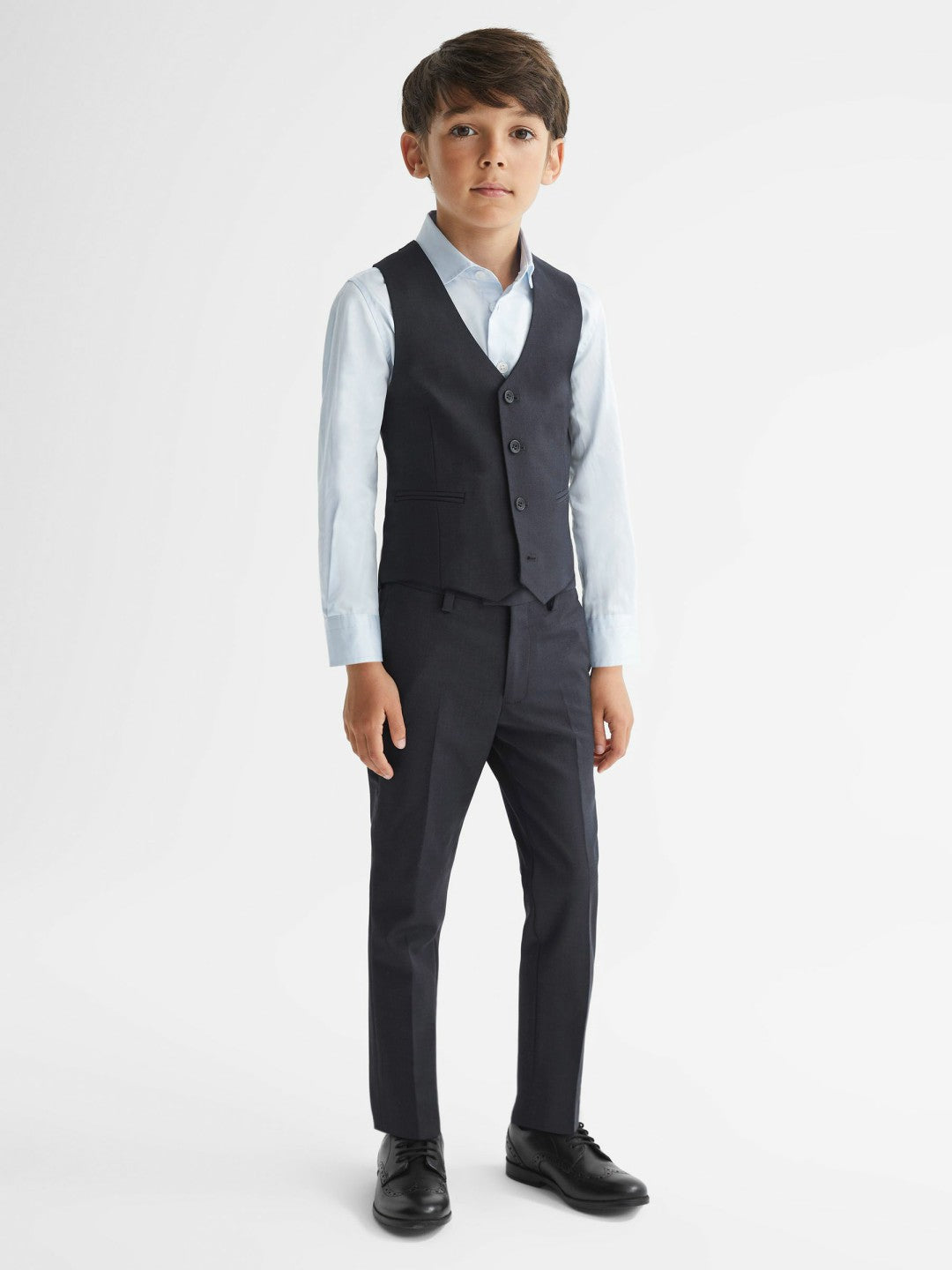 Reiss 4-9 yrs Modern Fit Waistcoat in Navy