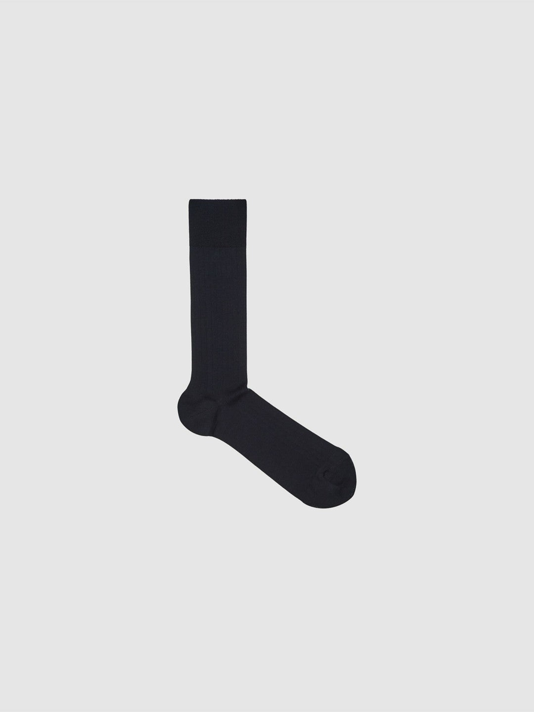 Reiss Ribbed Socks in Navy