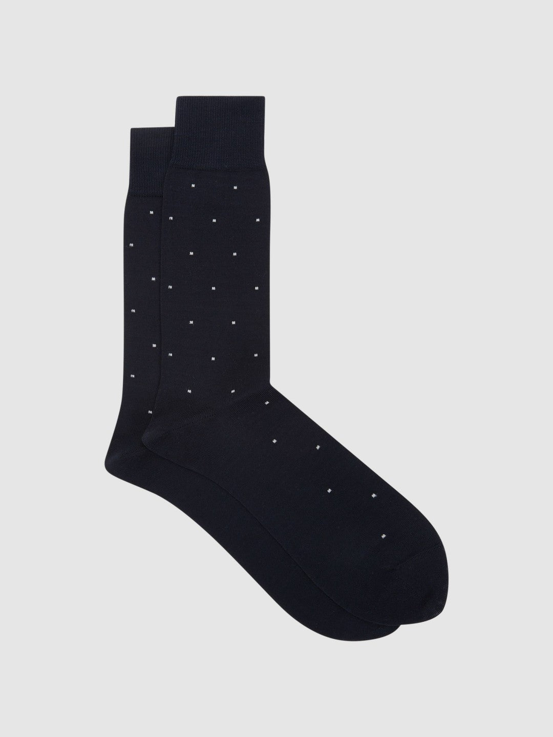 Reiss Polka Dot Socks in Navy