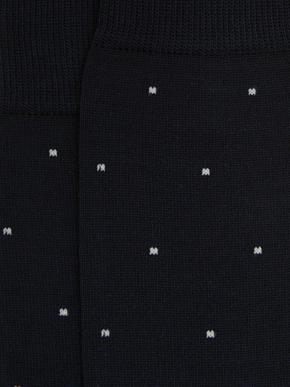 Reiss Polka Dot Socks in Navy
