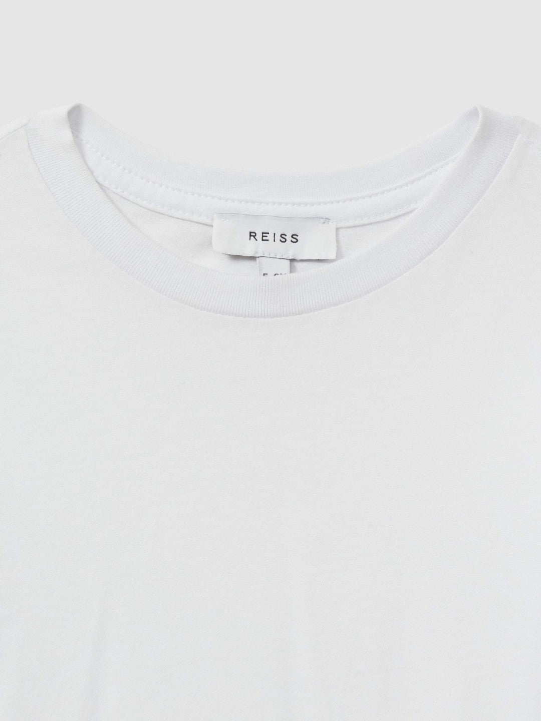Reiss 9-13 yrs Crew Neck T-Shirt in White