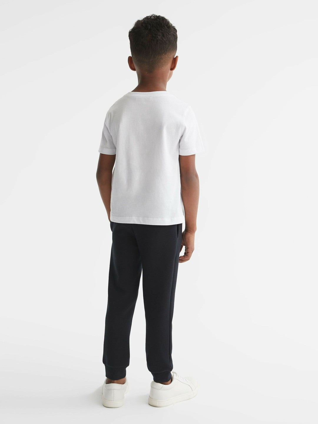 Reiss 9-13 yrs Crew Neck T-Shirt in White