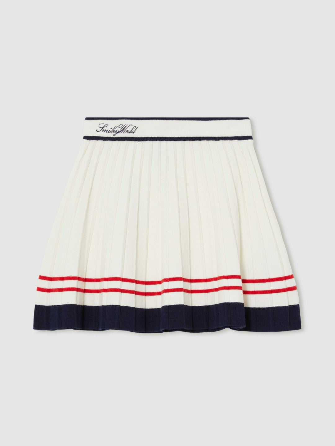 Reiss 4-9 yrs SmileyWorld Tennis Skirt in Off White