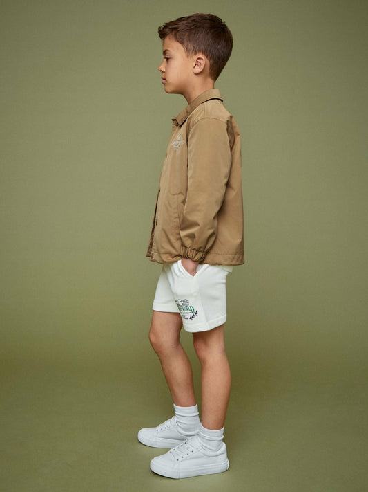 Reiss 3-9 yrs SmileyWorld Harrington Jacket in Stone