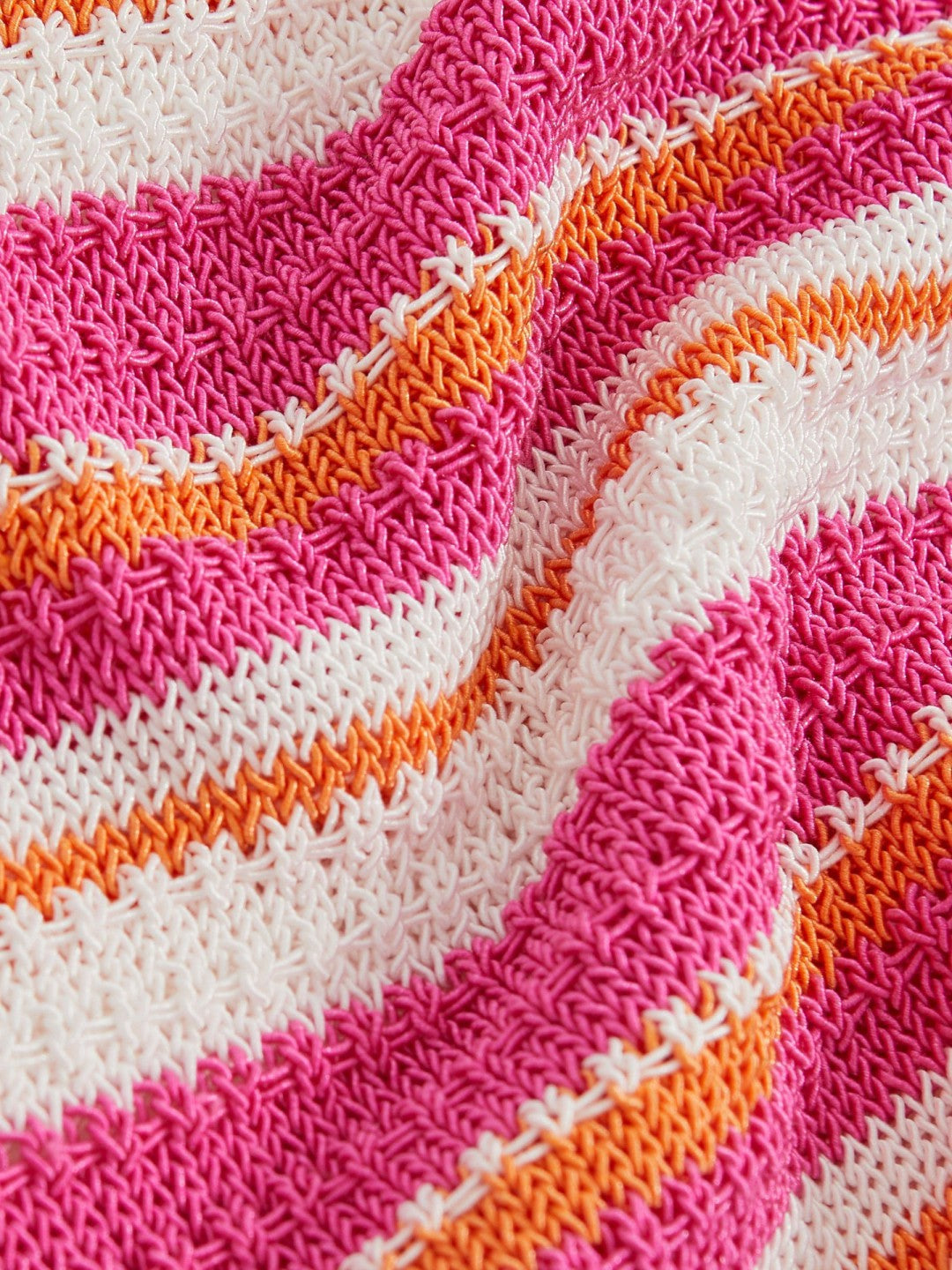 Reiss 4-9 yrs SmileyWorld Stripe Knit Vest in Pink