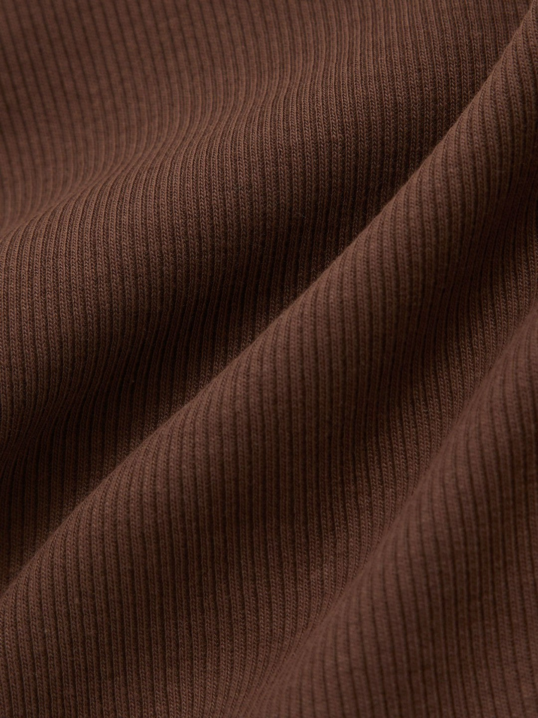 Reiss 3-9 yrs Stretch-Cotton Ribbed Vest in Chocolate