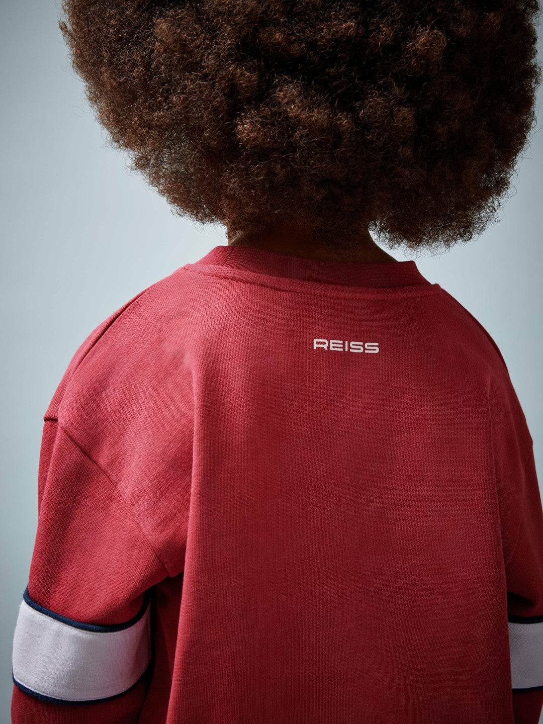 Reiss 9-13 yrs Superman Cotton Logo Sweatshirt in Red