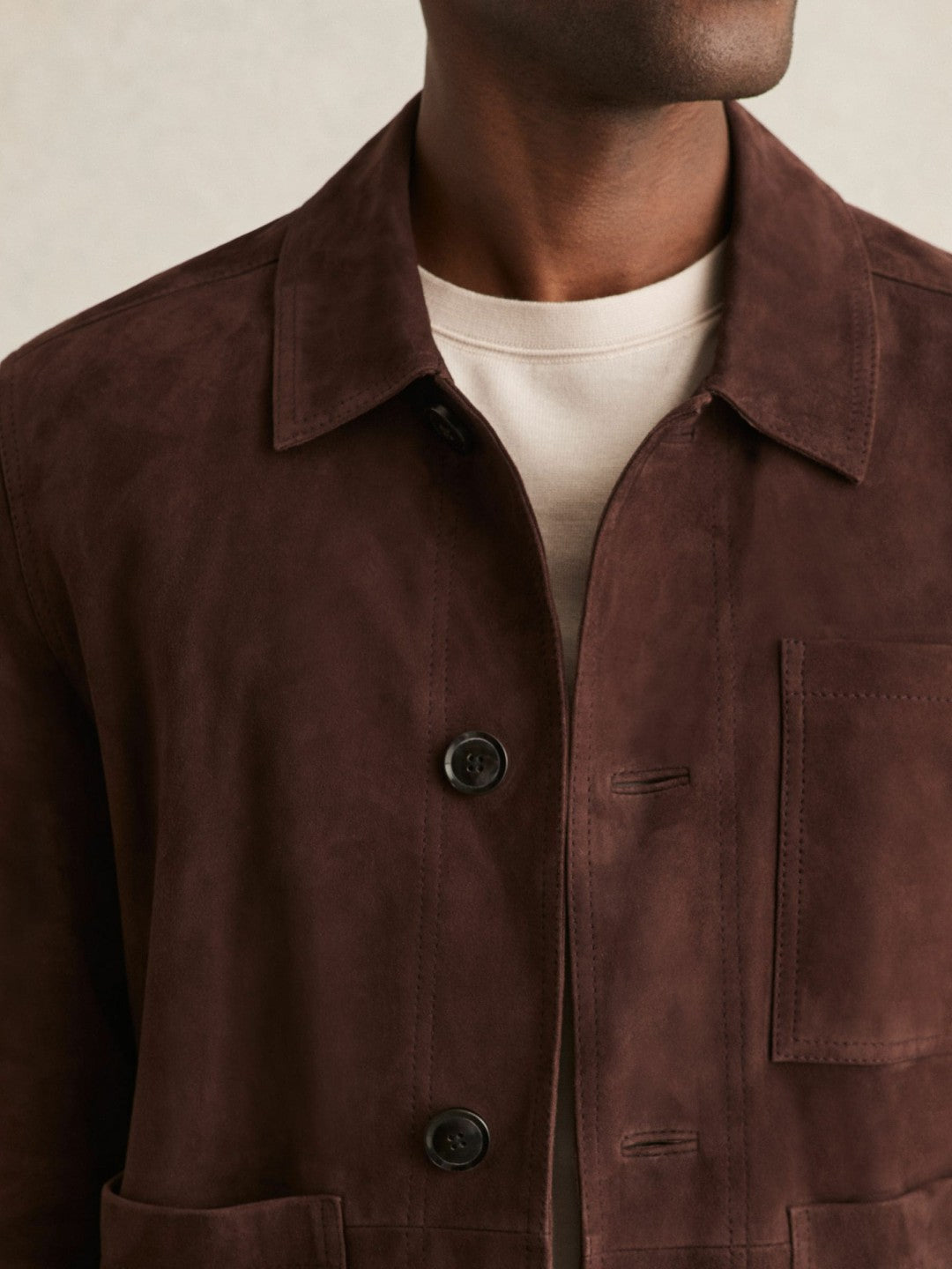 Reiss Jacket in Chocolate Brown