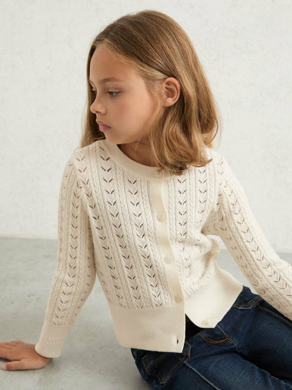 Reiss Cardigan in Ivory