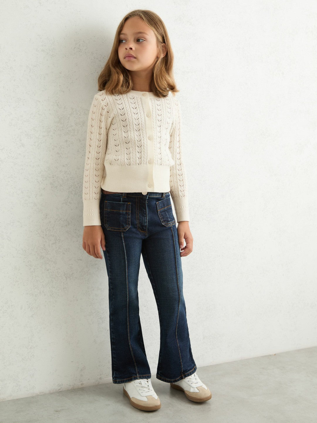 Reiss Cardigan in Ivory