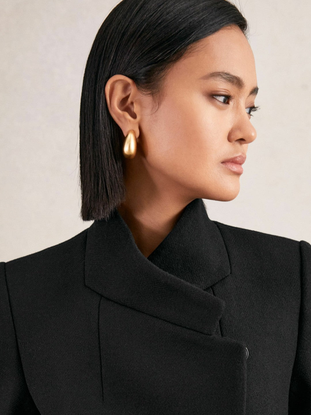 Reiss Coat in Black
