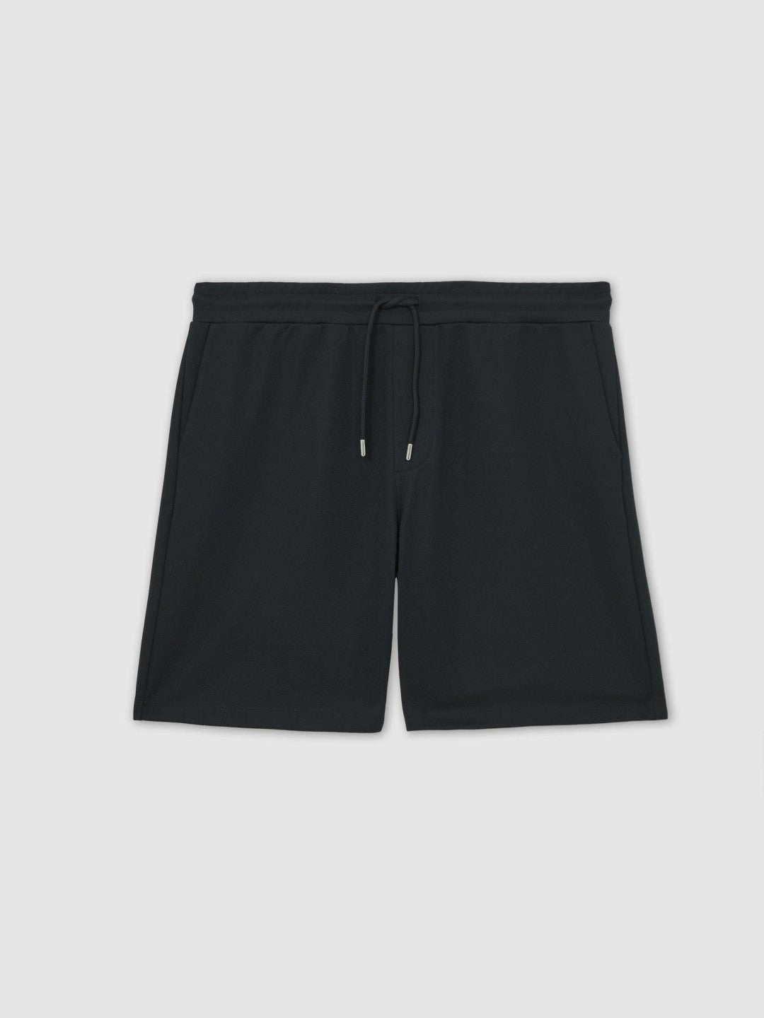 Reiss Textured Drawstring Shorts in Navy