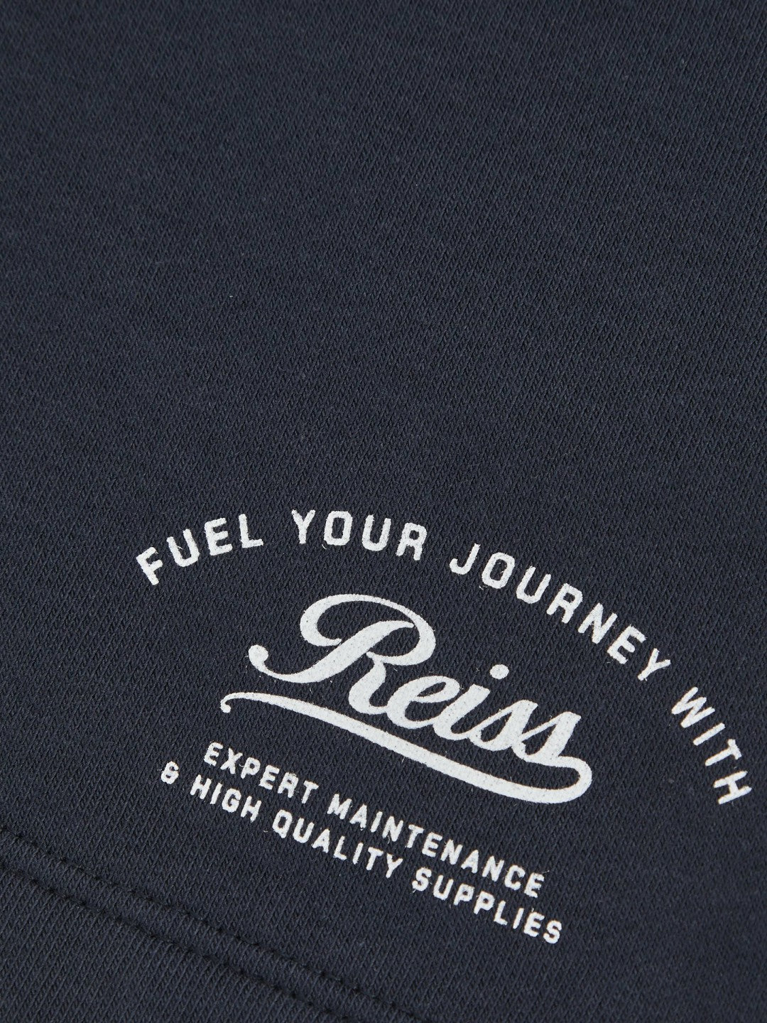 Reiss 13-14 yrs Cotton Blend Motor Cars Sweat Shorts in Washed Blue