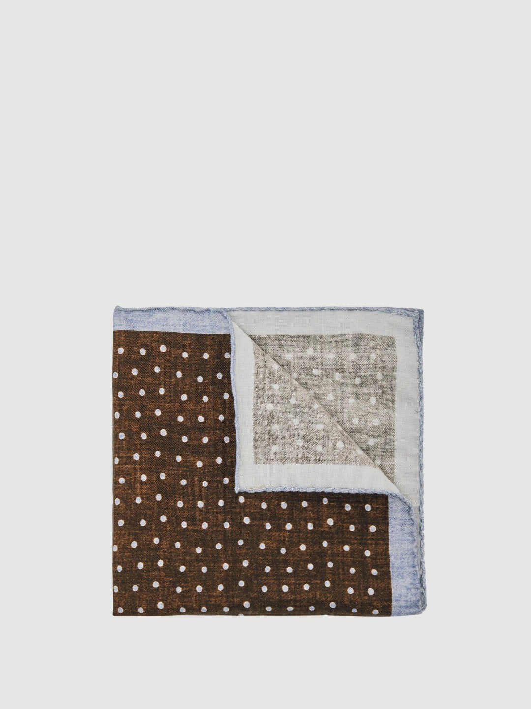 Reiss Pocket Squares in Chocolate Brown