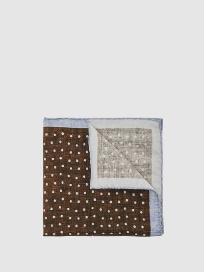 Reiss Pocket Squares in Chocolate Brown