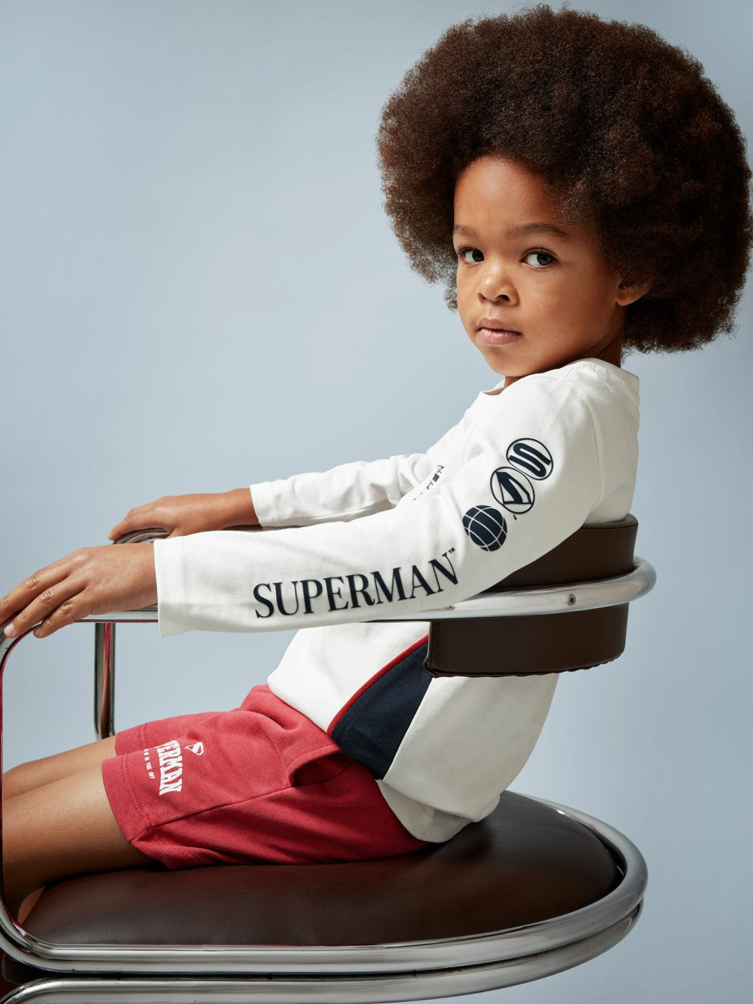 Reiss 9-13 yrs Superman Cotton Logo T-Shirt in White
