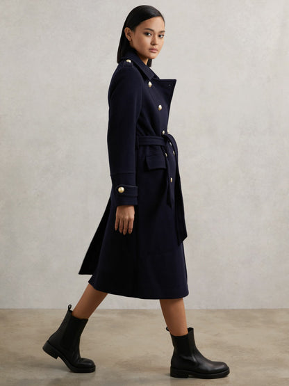 Reiss Leather Chelsea Boots in Black