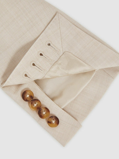 Reiss Suit Jacket in Stone