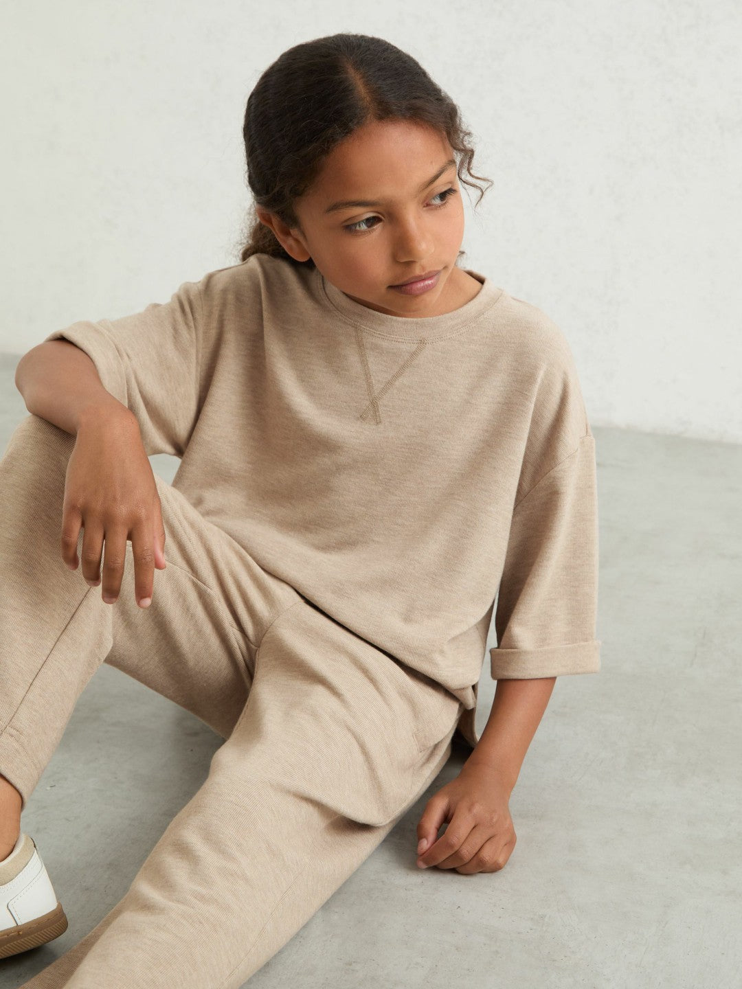 Reiss 3-9 yrs Top And Trousers Lounge Set in Oatmeal