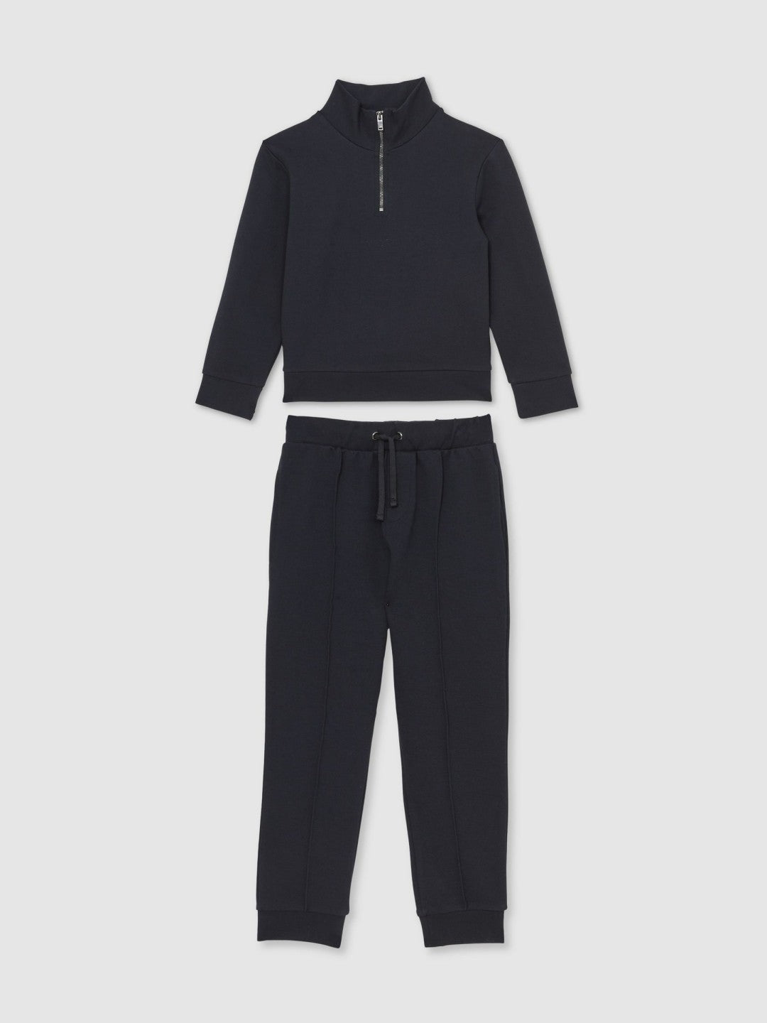 Reiss 9-13 yrs Interlock Sweatshirt and Trousers Set in Navy Blue
