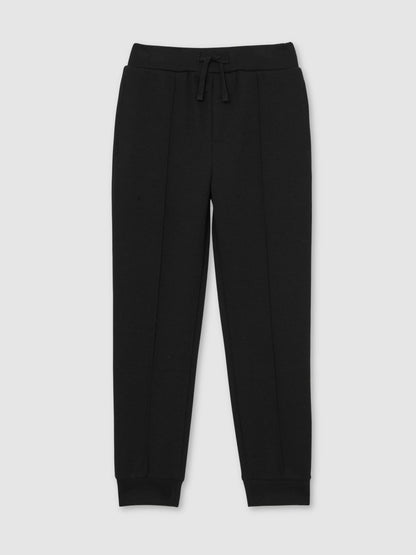 Reiss 3-9 yrs Interlock Drawstring Joggers in Black