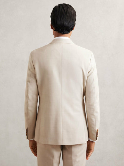 Reiss Suit Jacket in Stone